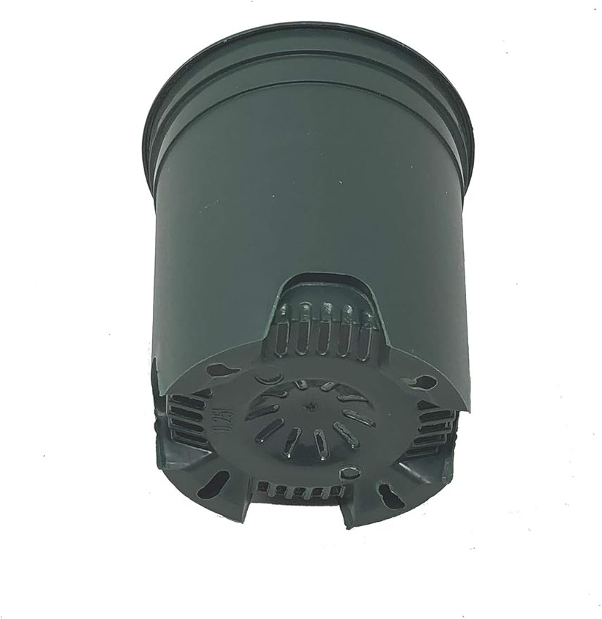 4 Inch Nursery Pot Green Plastic Planters - Image 3
