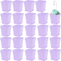 Anyumocz 24 Pack Plastic Square Nursery Pots 3 Inch Plastic Plant Pots by Anyumocz