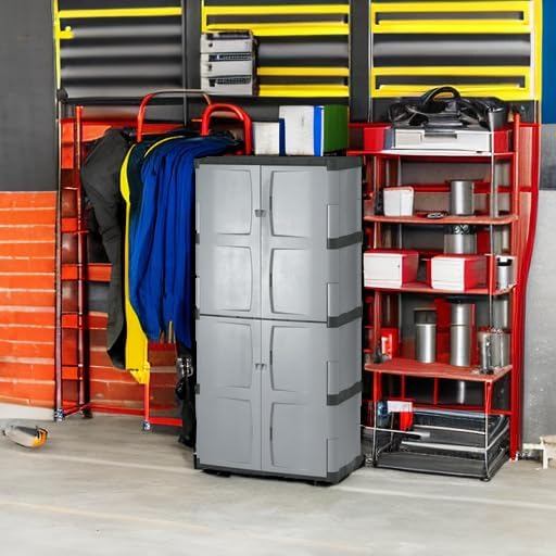 Rubbermaid Freestanding Storage Cabinet Five Shelf - Image 2