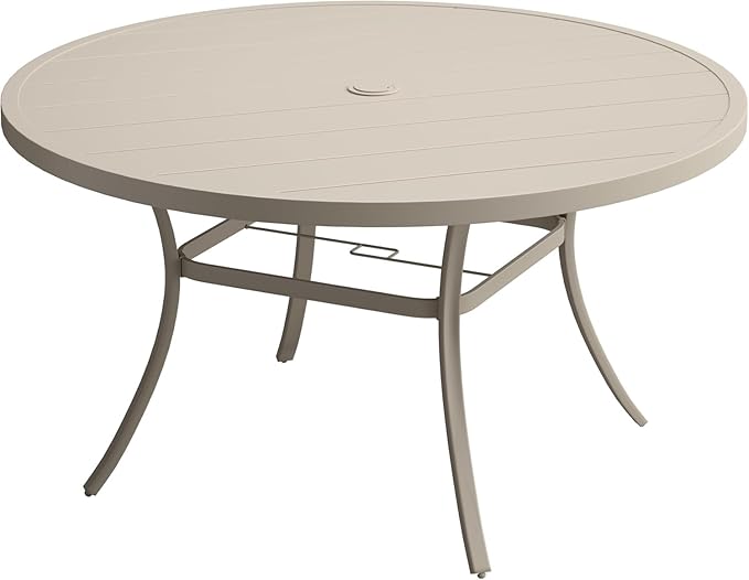 VICLLAX 53" Outdoor Round Patio Table by HOME