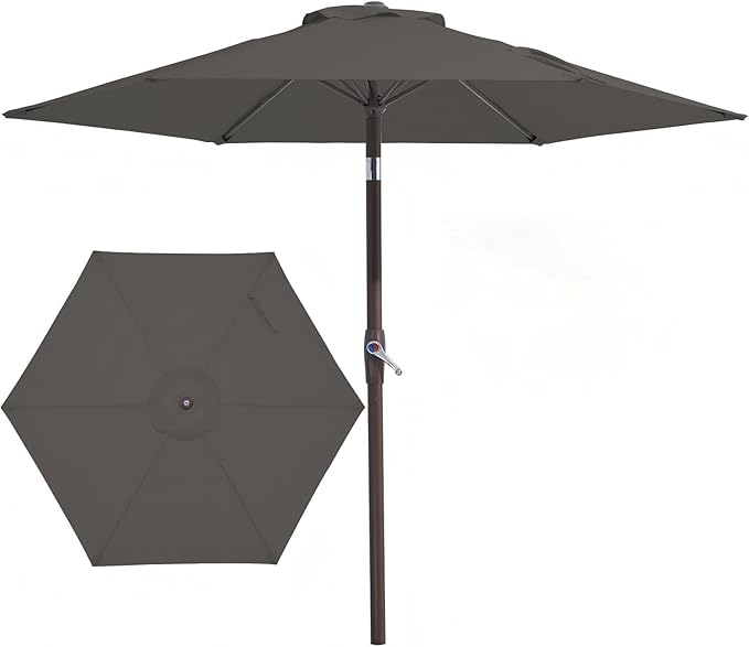 JEAREY 7.5FT Patio Umbrella Market Table Umbrella by JEAREYOutdoorsCollection