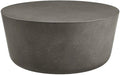 Modway Brion 34 Inch Round Concrete Coffee Table – Indoor/Outdoor Tapered by Modway