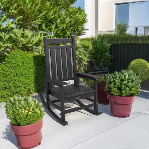 SERWALL Oversized Rocking Chair, Outdoor Rocking Chair - Image 2