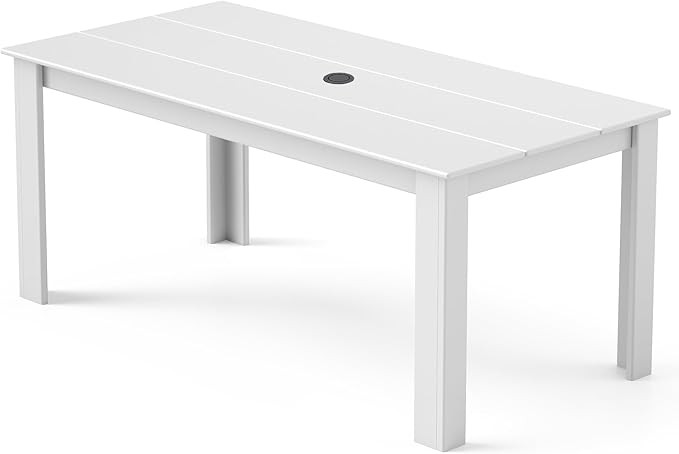 GREENVINES Outdoor Dining Table | 67’’ | HDPE | Rectangle Tables by GreenVines