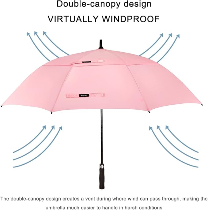 G4Free 47/54/62/68/72 Inch Automatic Open Golf Umbrella Oversize Extra Large - Image 5