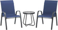 UDPATIO Patio Dining Set of 3, Outdoor Table and Chairs Set by UDPATIO