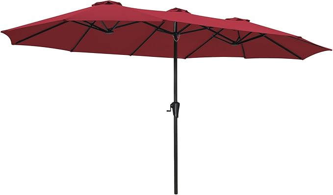 SUPERJARE 15FT Outdoor Umbrella by SUPERJARE