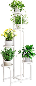Plant Stand Indoor Outdoor 5 Tier Metal Plant Shelf by INGIORDAR
