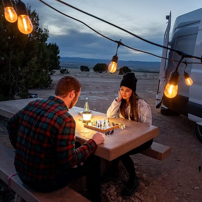 Shatterproof LED String Lights, Waterproof, Warm White 2200K, E26 Base - Image 9