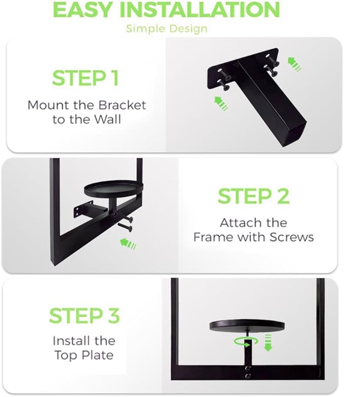 2 Pack Plant Stand Indoor Outdoor Hanging Planters - Image 3