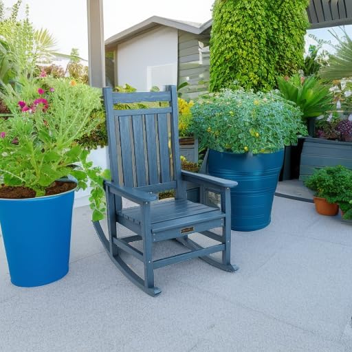 SERWALL Oversized Rocking Chair, Outdoor Rocking Chair - Image 2