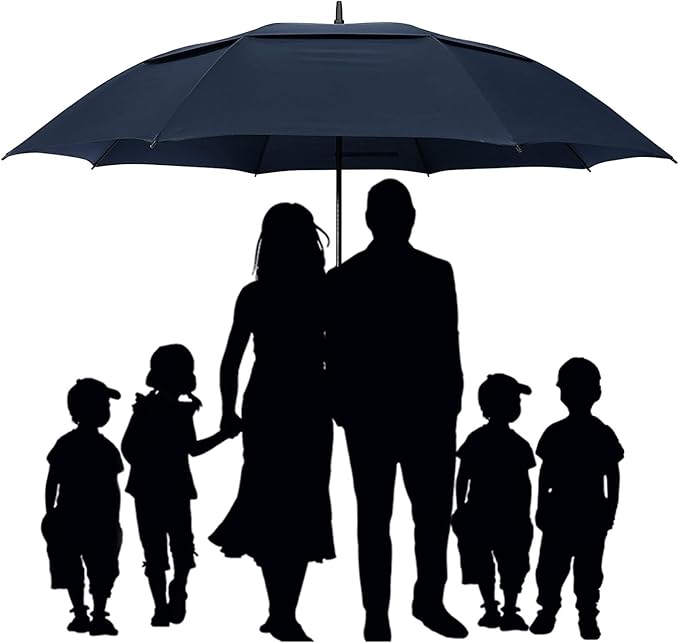 G4Free 47/54/62/68/72 Inch Automatic Open Golf Umbrella Oversize Extra Large - Image 3