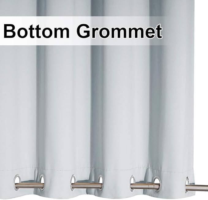 NICETOWN Outdoor Curtain with Rustproof Grommets on top and Bottom - Image 6