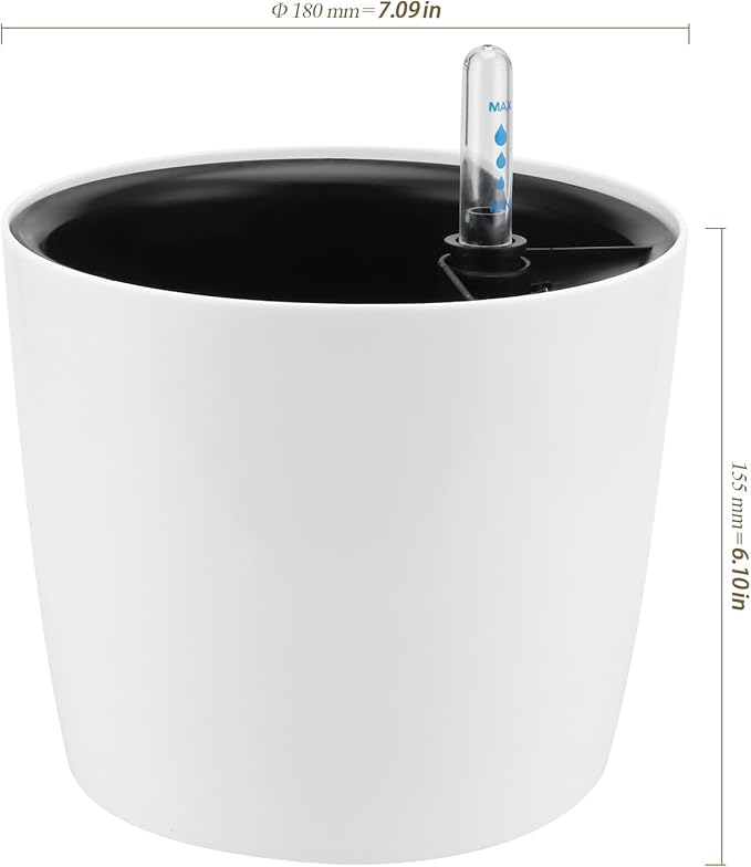 4 Pack 7 Inch Self Watering Planter - Image 2