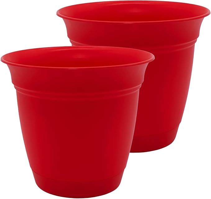 The HC Companies 12 Inch Eclipse Round Planter Pots by TheHCCompanies