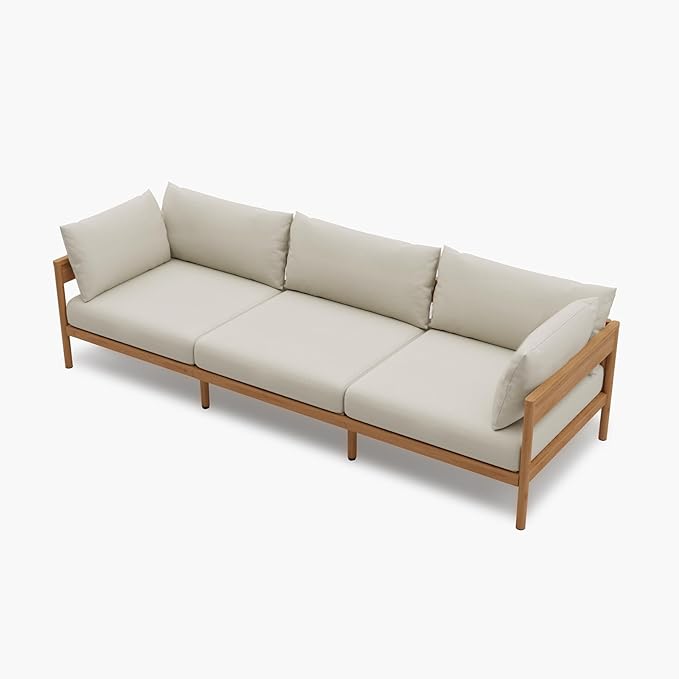 Acanva Modern Outdoor Patio Furniture Set, All-Weather Aluminium Conversation - Image 9