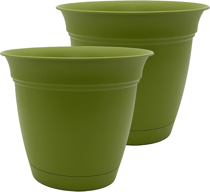 The HC Companies 12 Inch Eclipse Round Planter Pots by TheHCCompanies