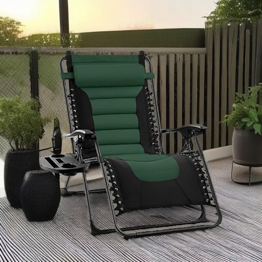 Best Choice Products Oversized Padded Zero Gravity Chair, Folding Outdoor Patio - Image 5