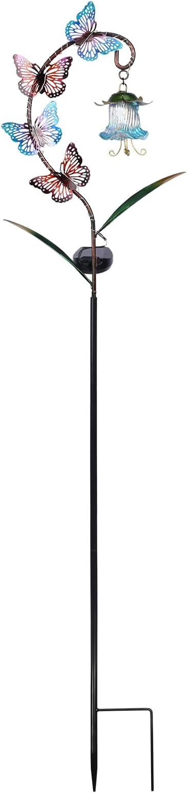 Bshine Solar Butterfly Lights Outdoor Garden Decoration Valentine's Day - Image 6