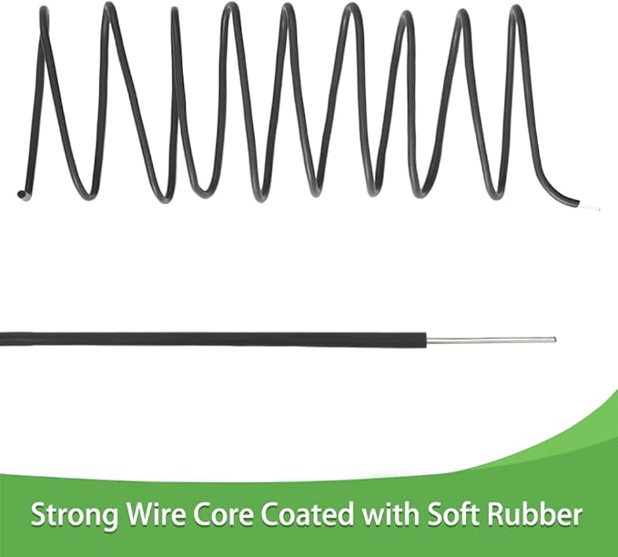 Tenn Well Garden Wire, 66 Feet 2.8mm Bendable Garden Plant Ties - Image 2