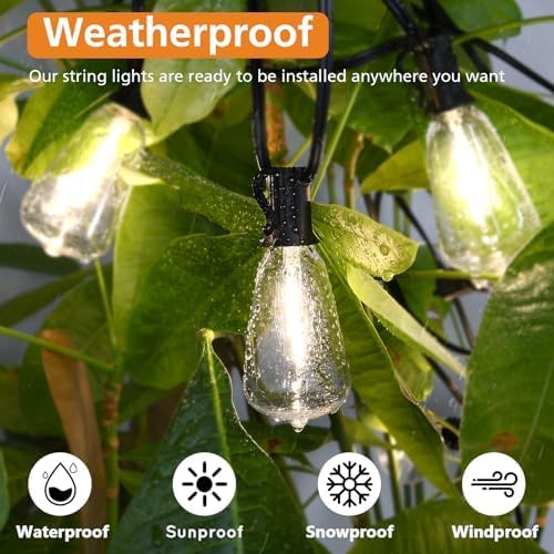 Brightever 3 Color in 1 LED Outdoor String Lights - Image 3