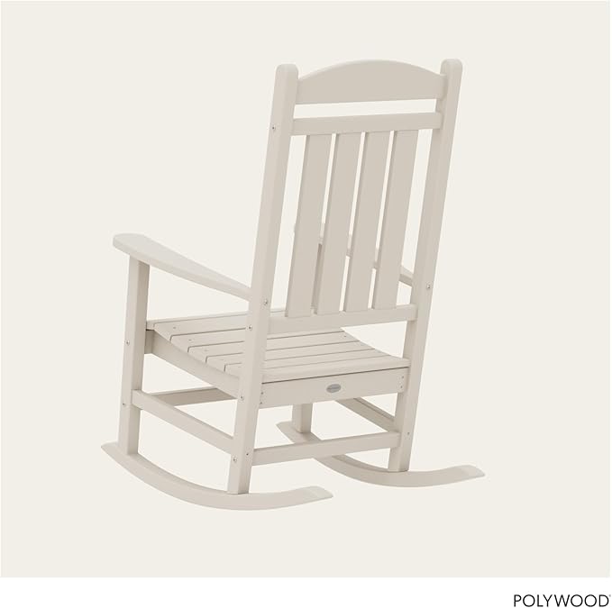 POLYWOOD Presidential Rocking Chair in Sand - Image 4