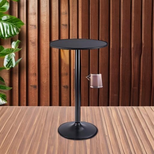 Furmax Bistro Pub Table Round Bar Height Cocktail Table - Image 2