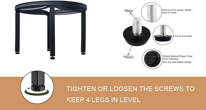 Zhongma Set of 4 Fully Assembled Metal Plant Stand - Image 3