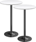 Furmax Bistro Pub Table Round Bar Height Cocktail Table by Furmax
