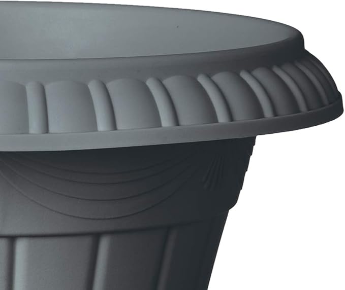 Arcadia Garden Products PL20GY Classic Traditional Plastic Urn Planter - Image 8