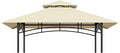 Grill Gazebo Replacement Top, 5 * 8 Outdoor BBQ Top Cover, Double Layer BBQ by COVBOARD