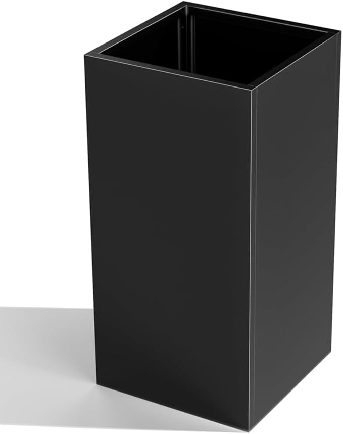 Tall Metal Planter Box for Outdoor Plants 15" L x 15" W x 30" H, Heavy Duty by Unknown