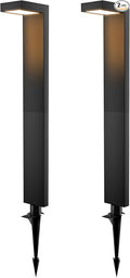 Low Voltage Landscape Lights, 2 Pack Outdoor LED Pathway Light, Wired Path by Lawyettle