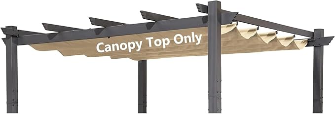 Pergola Shade Cover Replacement Canopy Top Compatible by Unknown