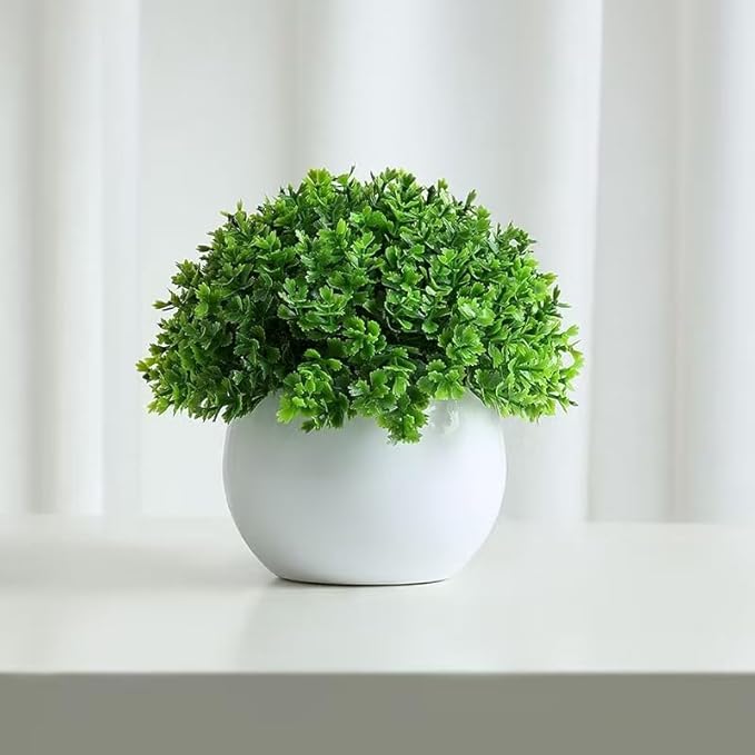 Fake Plants 4 Packs Artificial Potted Plants Faux Greenery Small Fake Shelf or - Image 6