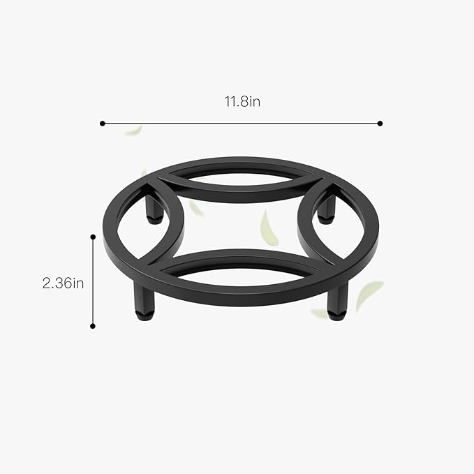 Zhongma 2 Pack 11.8" Fully Assembled Sturdy Potted Plant Stand Flower Pot - Image 2