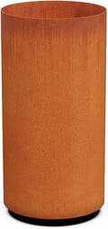 PLANTERCRAFT Corten Steel Metal Planter Box, Round Sizes, Modern Garden Steel by Plantercraft