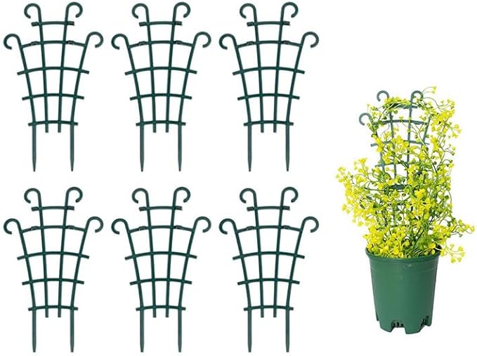6PCS Trellis for Potted Plants, Stackable Indoor Plant Trellis for Climbing by Unknown
