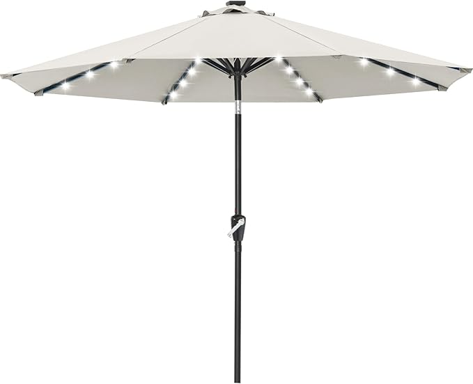 ABCCANOPY 10FT Durable Solar Led Patio Umbrellas by ABCCANOPY