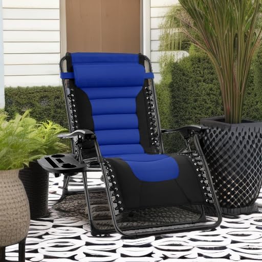 Best Choice Products Oversized Padded Zero Gravity Chair, Folding Outdoor Patio - Image 5