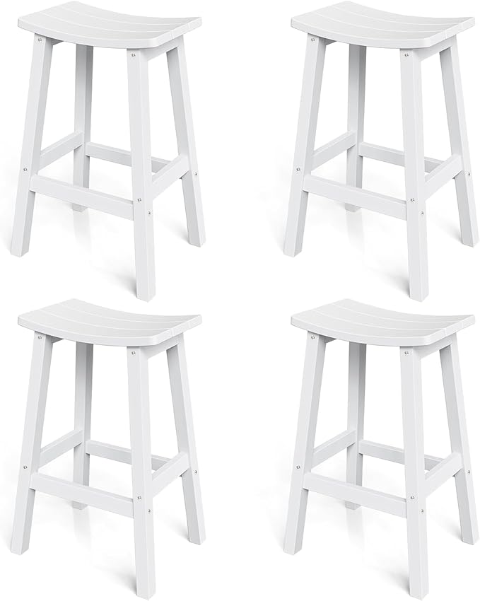 Stoog Weatherproof Bar Stools Set of 4, by Stoog