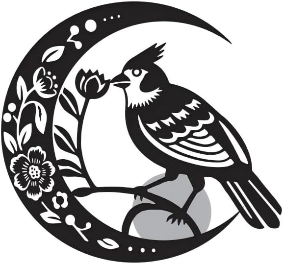 Moon Cardinal Wind Chime for Outside - Image 9