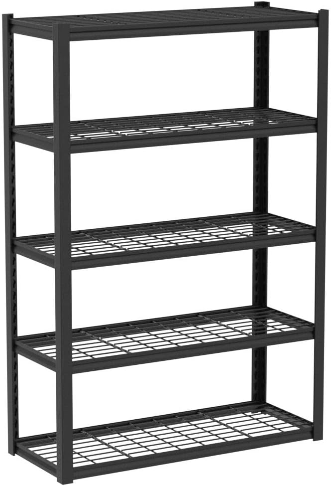 REIBII Garage Shelving 3200LBS, 5-Tier Storage Shelves, Adjustable Industrial - Image 4