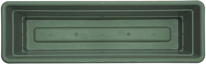 Bloem Dura Cotta 30" Basil Resin Rectangle Window Box Planter - Image 4
