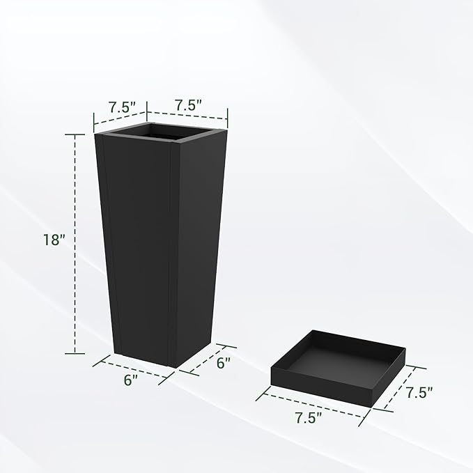 Tall Planters 18" H - Image 2