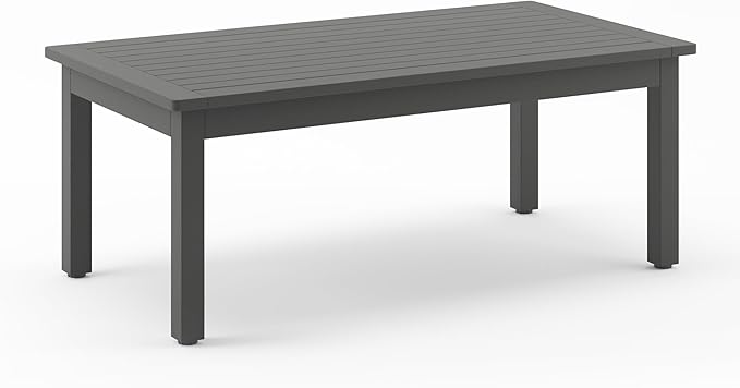 LUE BONA Outdoor Coffee Table, HDPS Patio Coffee Tables by LUEBONA