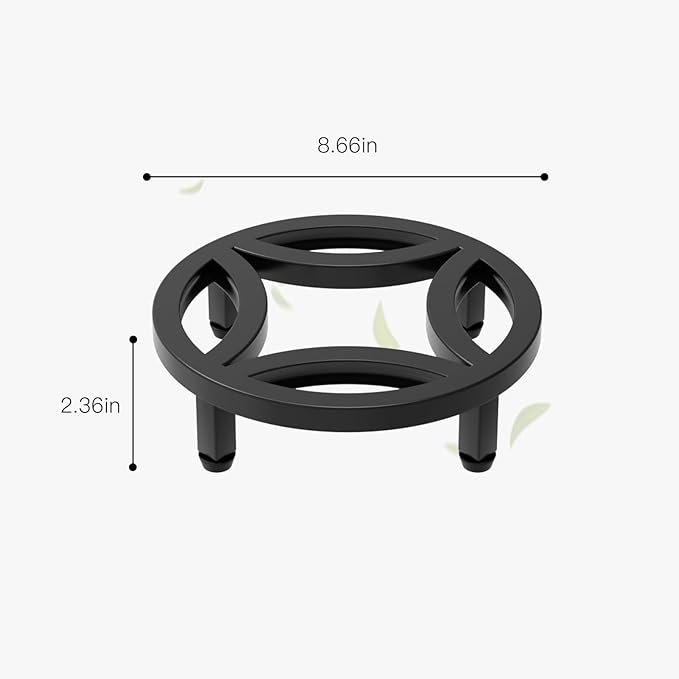 Zhongma 2 Pack 8.7" Fully Assembled Sturdy Potted Plant Stand Flower Pot Holder - Image 2