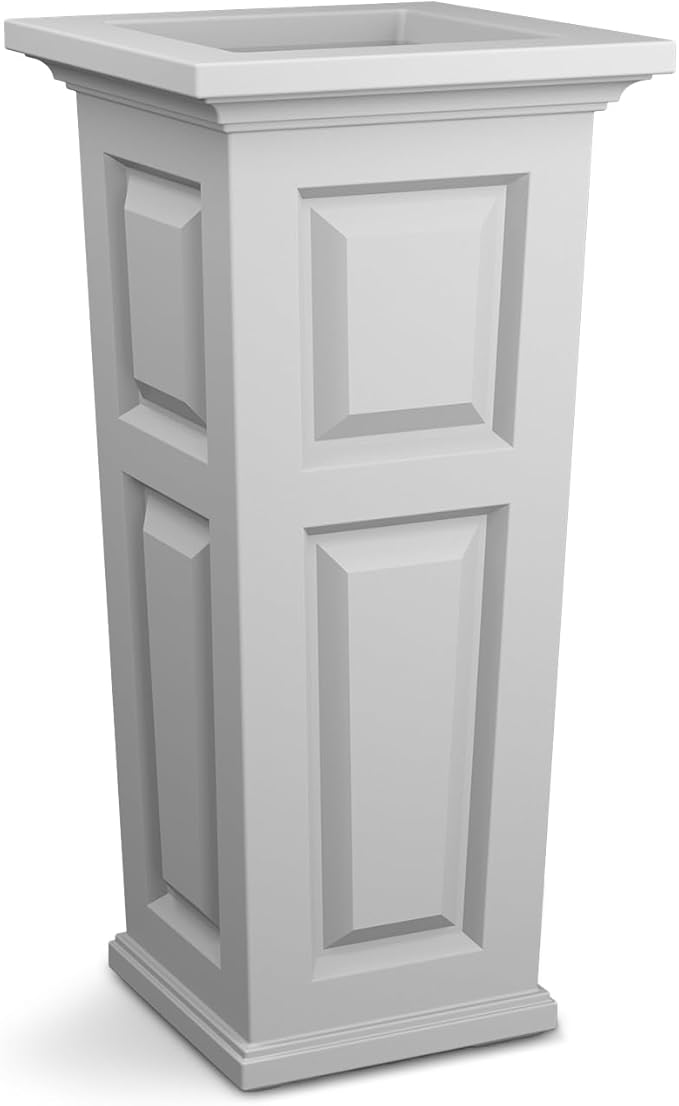 Mayne Nantucket 32-Inch Tall Planter – Self-Watering, Weather-Resistant Planter - Image 8