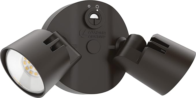 Lithonia Lighting HomeGuard 2-Light LED Outdoor Flood Lights, Outdoor LED Lights by AcuityBrands
