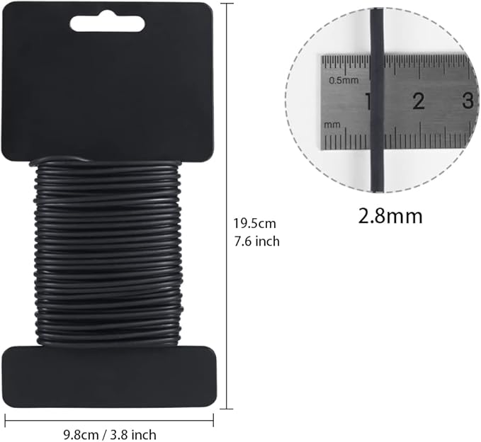 Tenn Well Garden Wire, 66 Feet 2.8mm Bendable Garden Plant Ties - Image 7